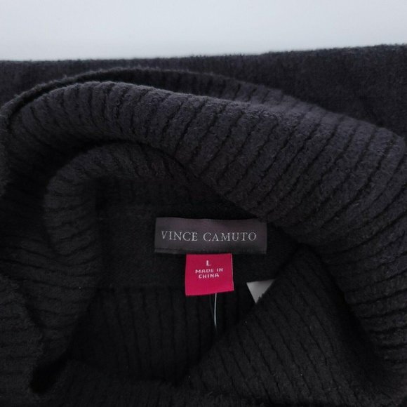 Vince Camuto Women's NWT Large Striped Turtleneck Sweater - Picture 7 of 10